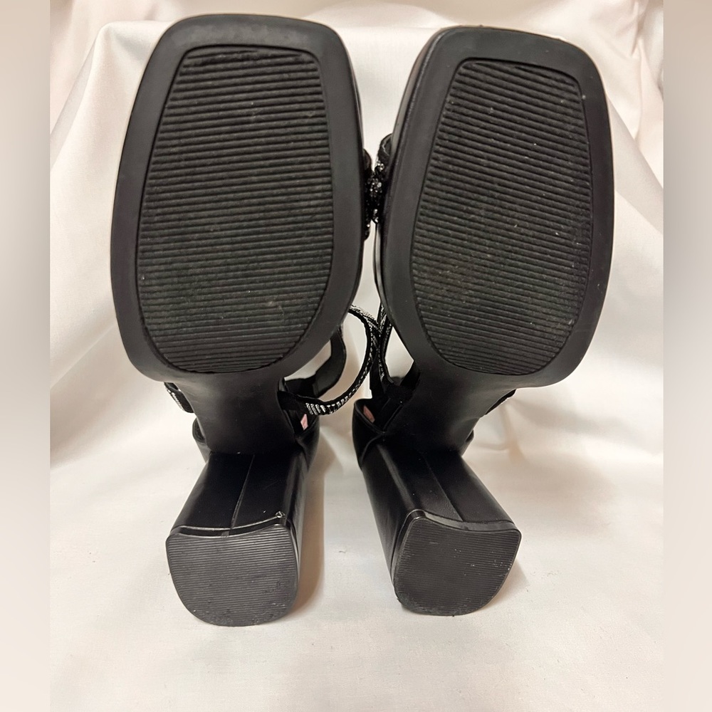Juicy Couture Sparkly Platform Heels, size 9 - Picture 5 of 8